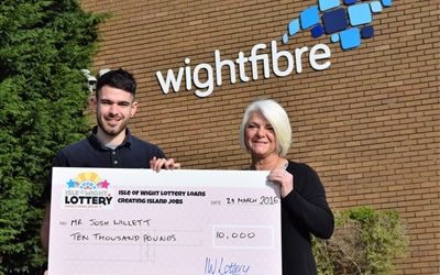 £10k Monster win for Josh on the Isle of Wight Lottery!