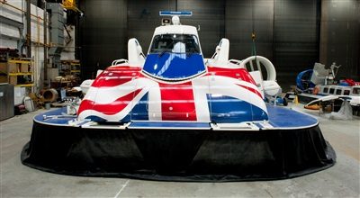 New hovercraft celebrate “British invention”