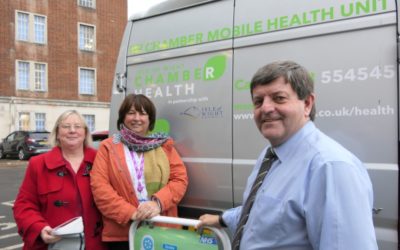 Get a free workplace NHS Health screen with Chamber Health