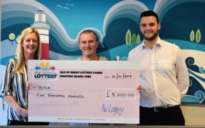 Meet Peter our latest 5k Isle of Wight Lottery winner!