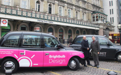 London taxi design commission for Brightbulb