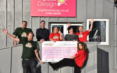 84 businesses help Brightbulb Design raise £3100 for Charity